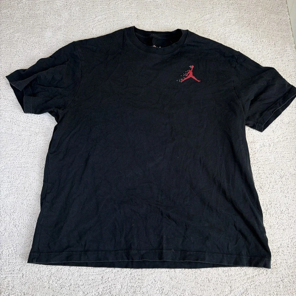 Men's Jordan Flight Essential‎ XL AJ1 Short Sleeve Tshirt  Textured
